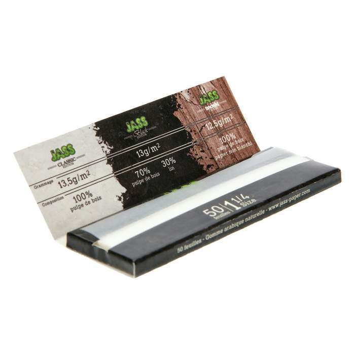 FEUILLE À ROULER JASS BLACK 1/4