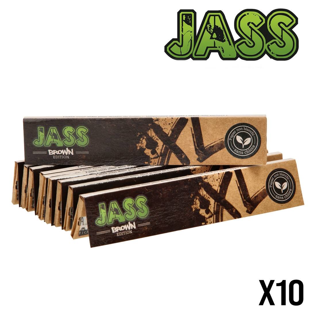 .FEUILLE A ROULER JASS BROWN EDITION XL X10