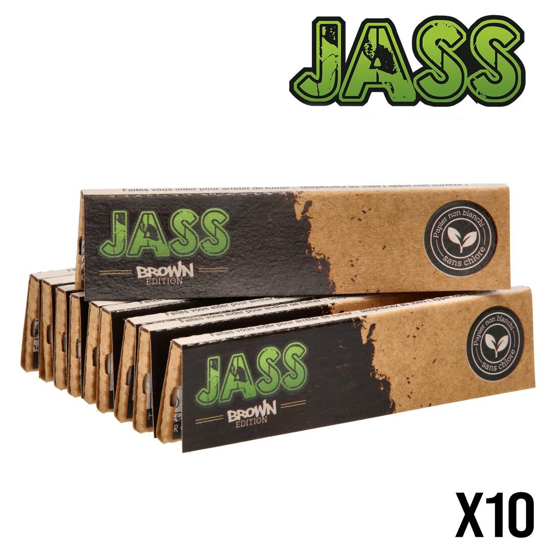 .FEUILLE A ROULER JASS BROWN PAR 10