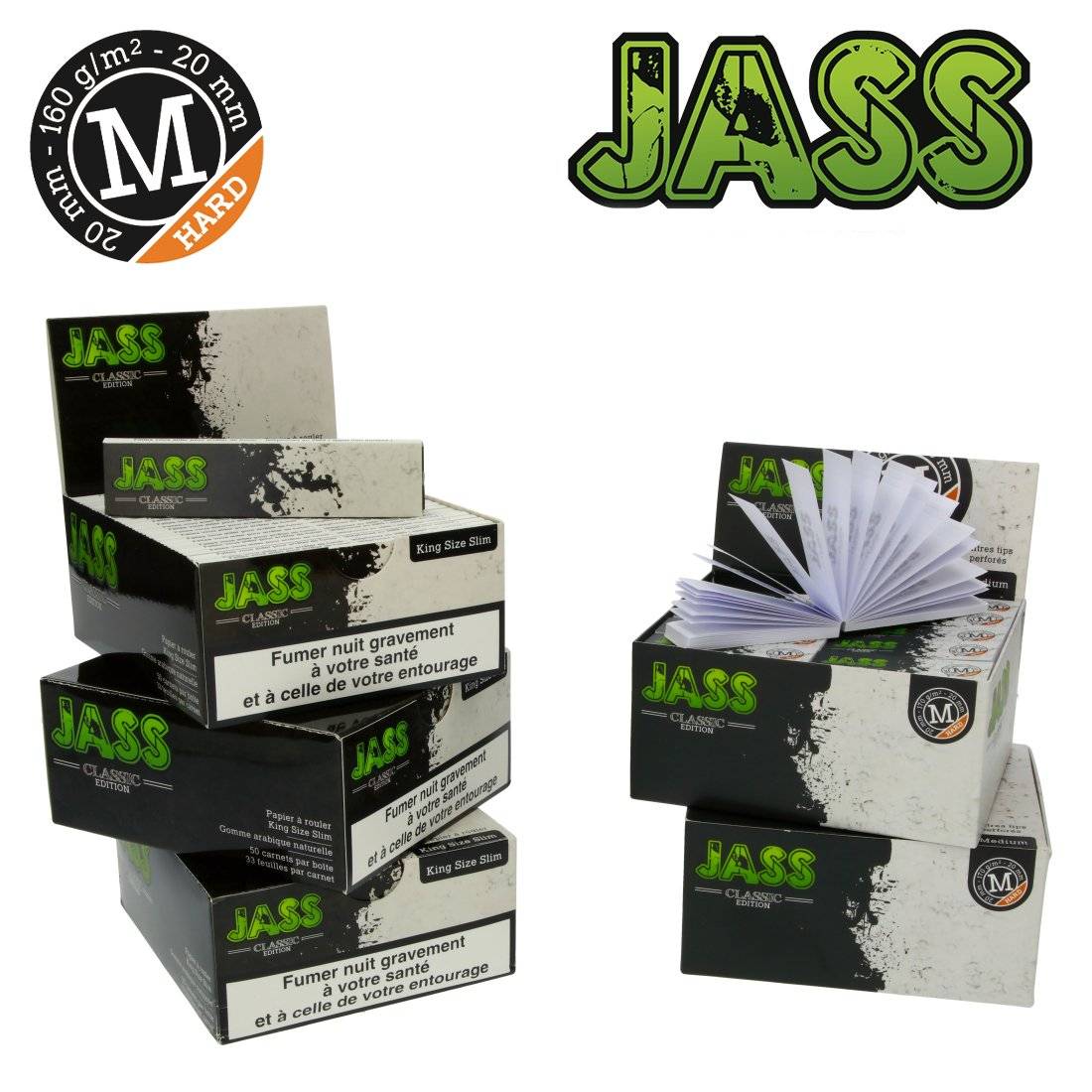 FEUILLE JASS PAPER + TIPS HARD TAILLE M
