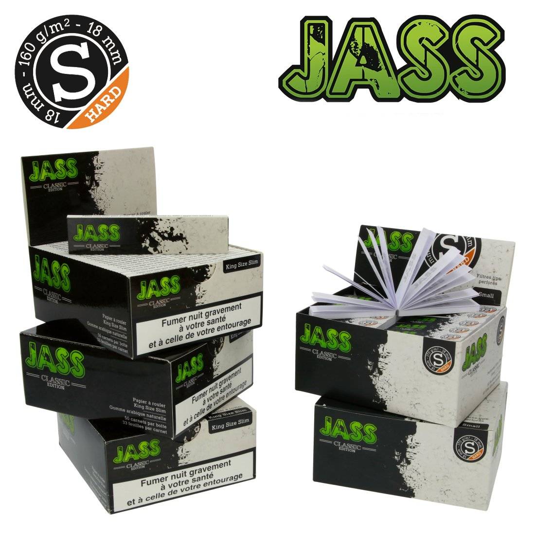 FEUILLE JASS PAPER + TIPS HARD TAILLE S