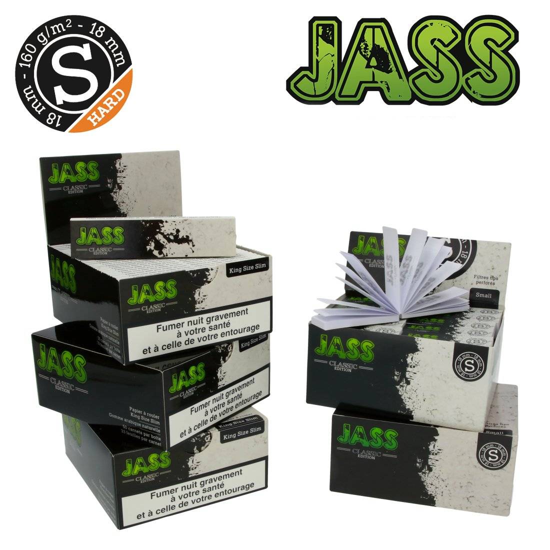 FEUILLE JASS PAPER + TIPS HARD TAILLE S