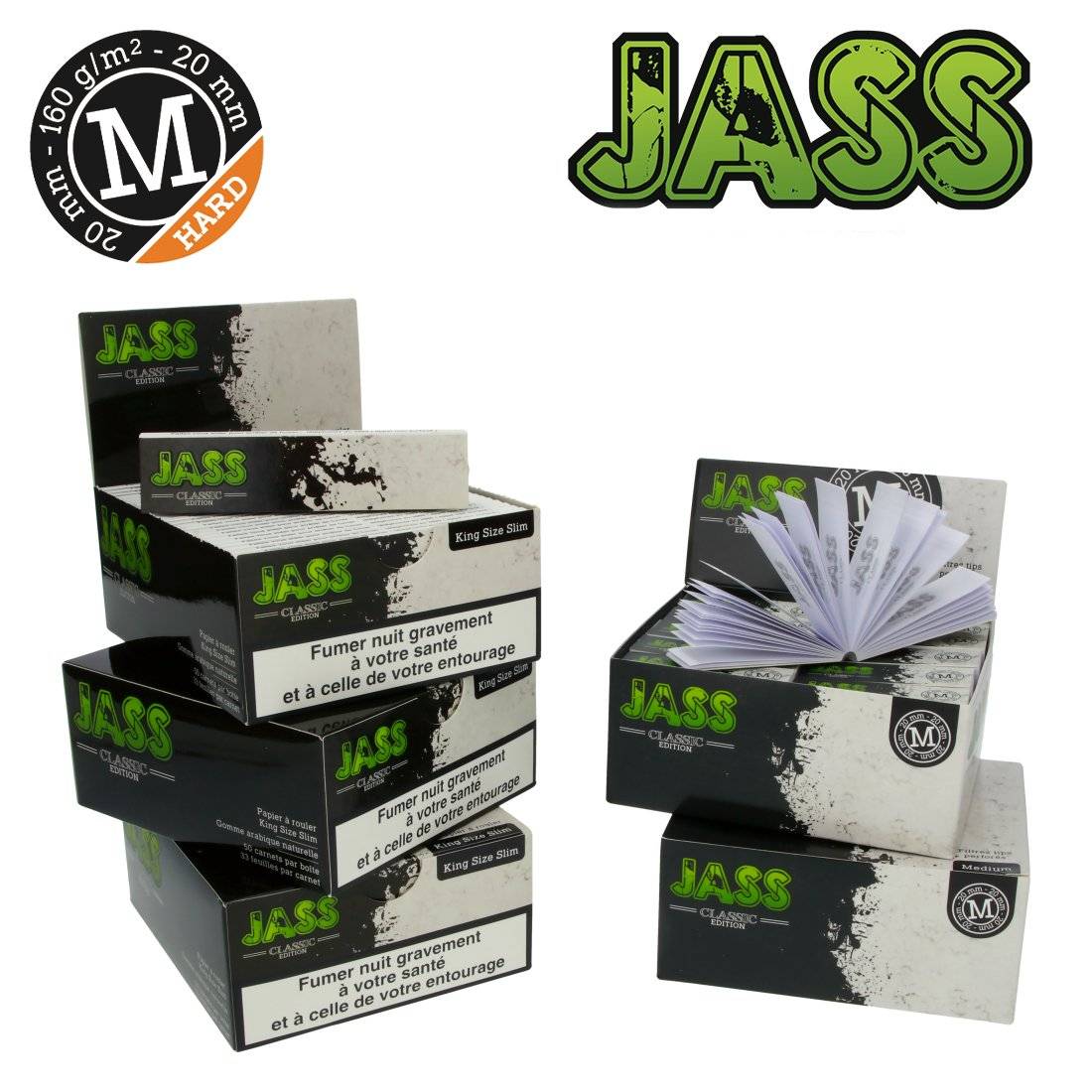 FEUILLE JASS PAPER + TIPS HARD TAILLE M