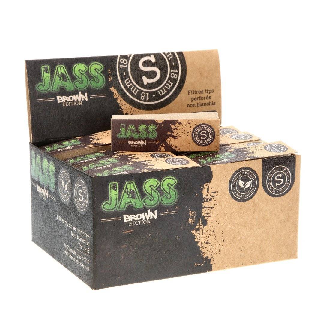 Filter Tips Jass Soft Brown Taille S X50