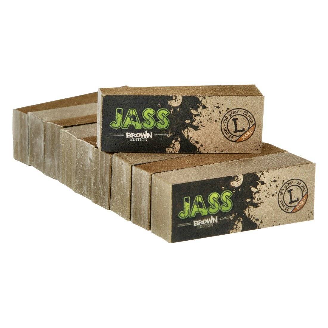FILTER TIPS JASS HARD BROWN x10 TAILLE L