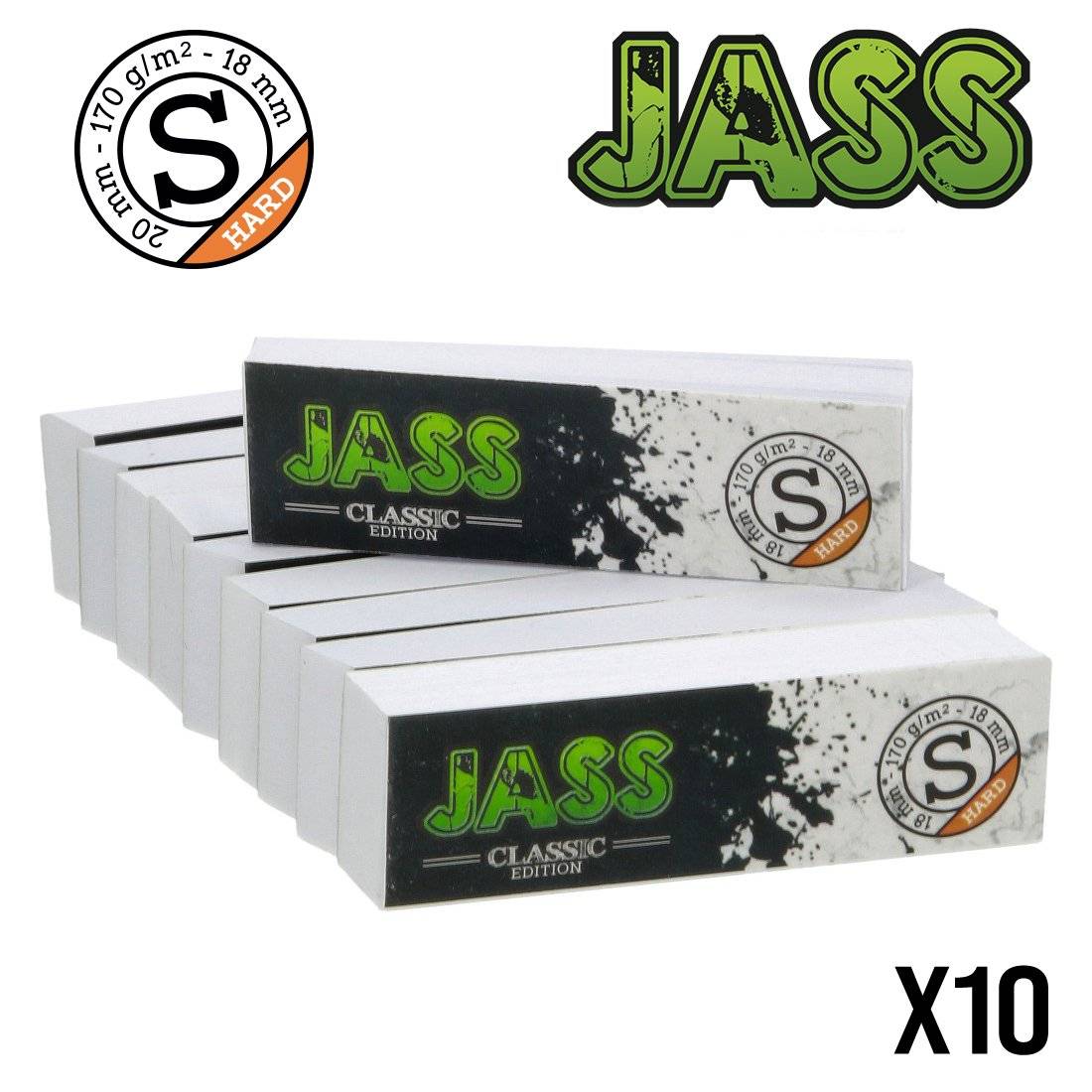 FILTER TIPS JASS HARD CLASSIC EDITION x10 TAILLE S