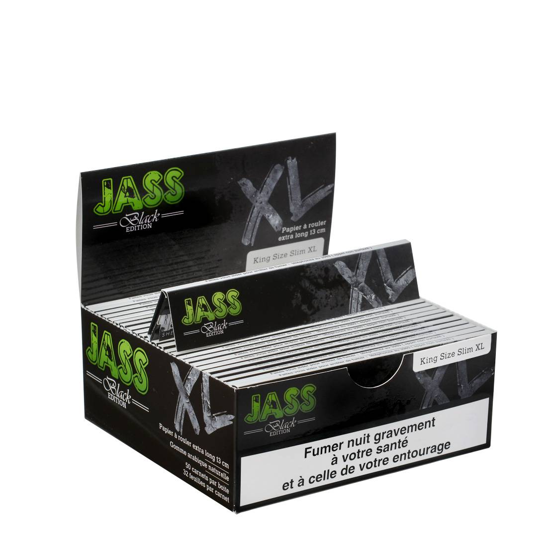 .FEUILLE A ROULER JASS BLACK EDITION XL X50