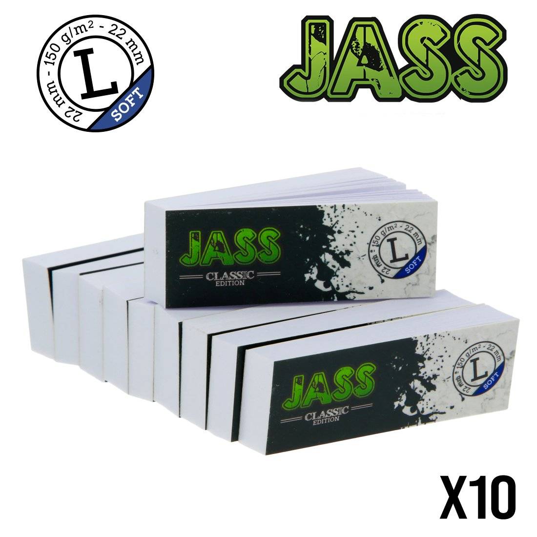 FILTER TIPS JASS SOFT CLASSIC EDITION TAILLE L X10
