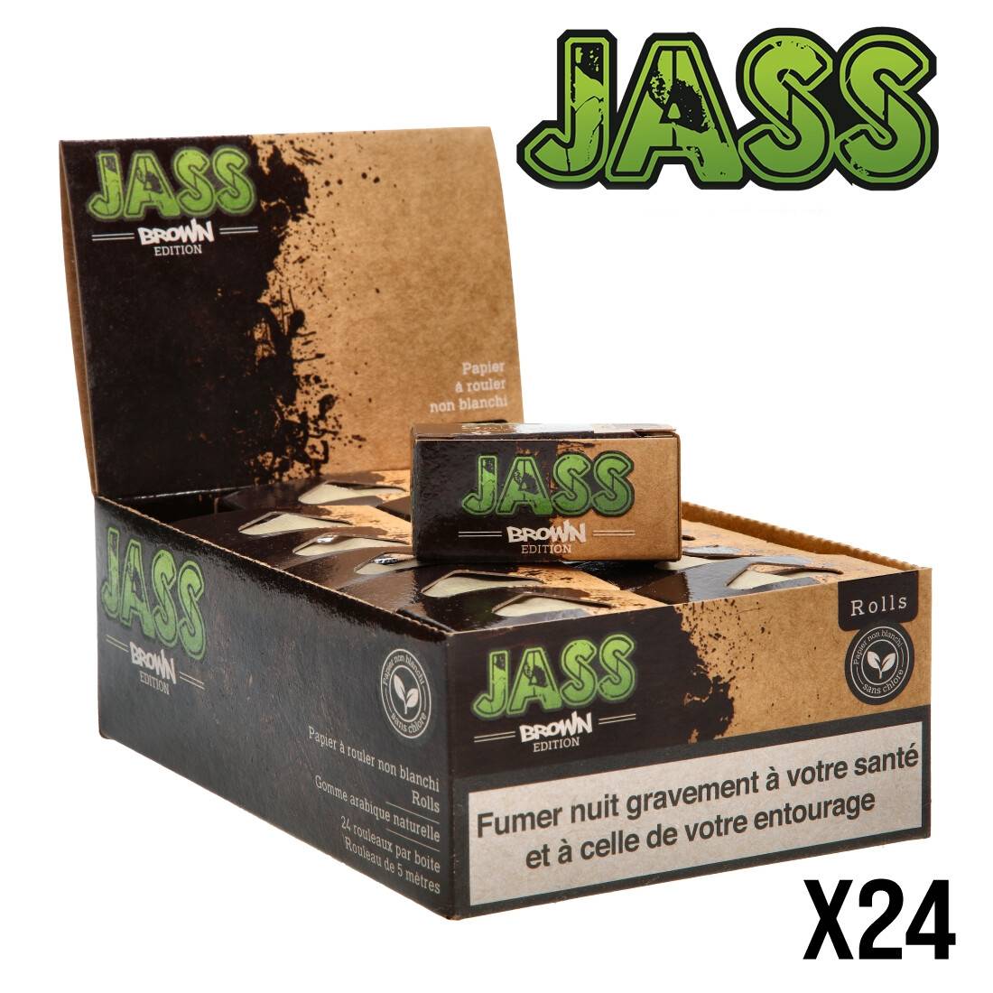 .JASS BROWN ROLLS SLIM X24
