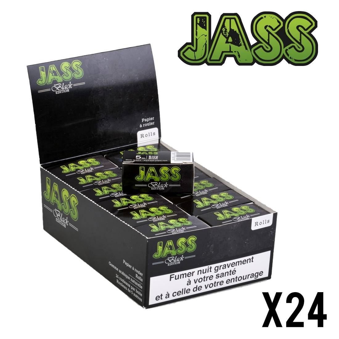 .JASS BLACK ROLLS SLIM X24