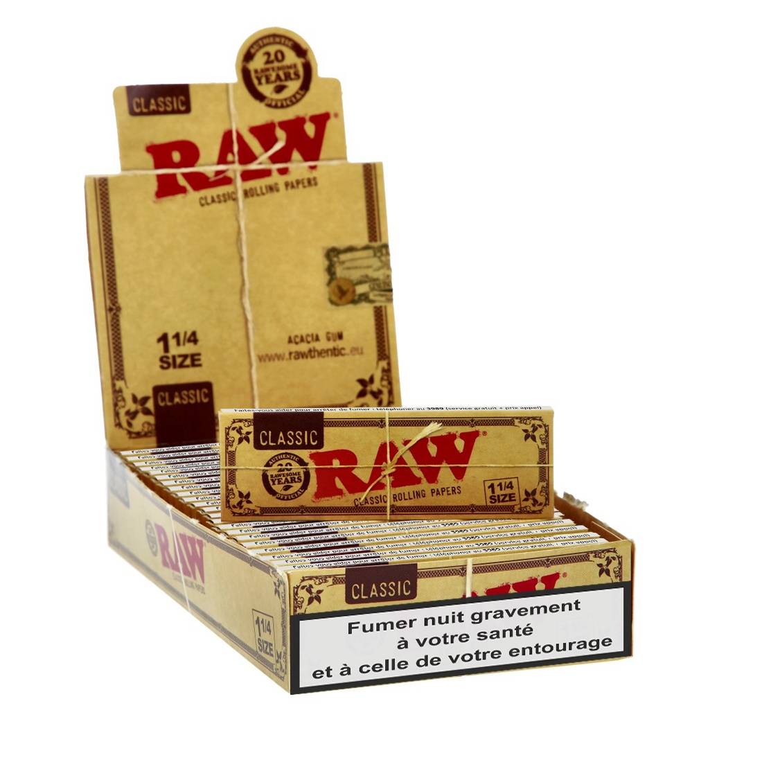 Feuilles à rouler RAW 1/4 par 24