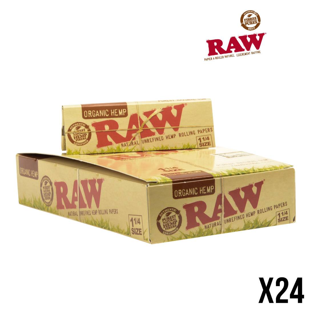 .RAW ORGANIC 1/4 SIMPLE X24