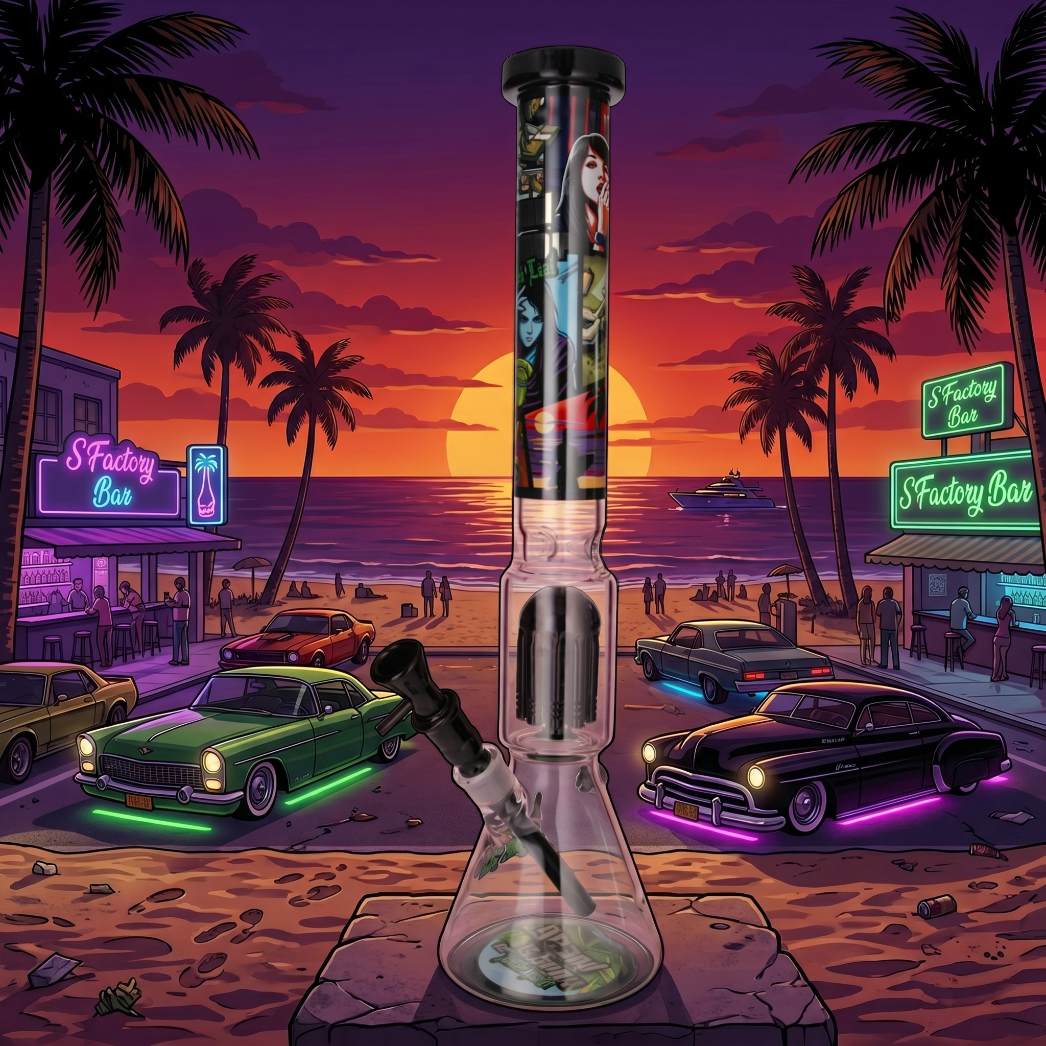 Bang Black Leaf Grand Story of Black Leaf Percolator 50cm