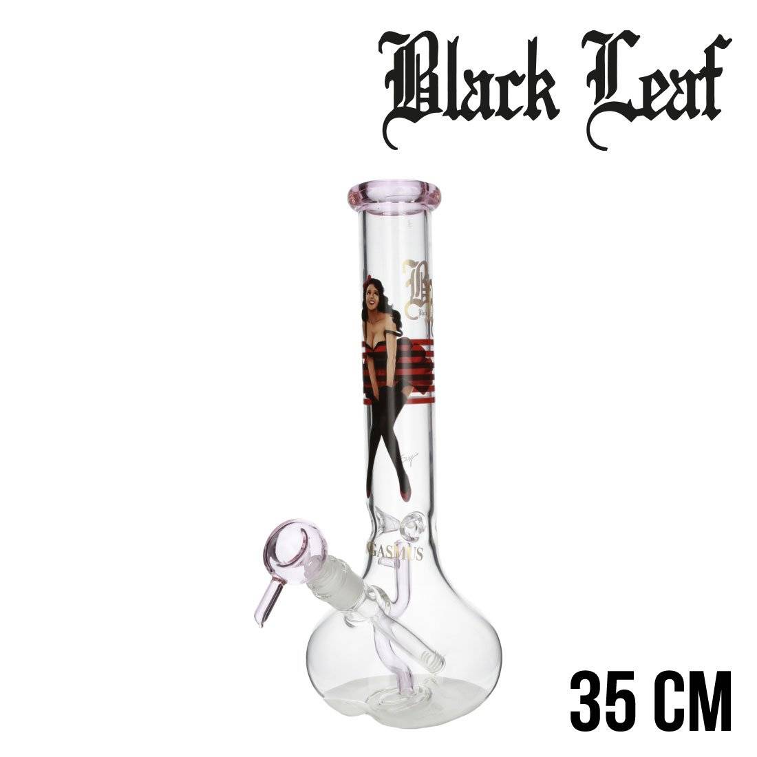 BANG EN VERRE BLACK LEAF BONGASMUS SPECIAL KICK 35CM