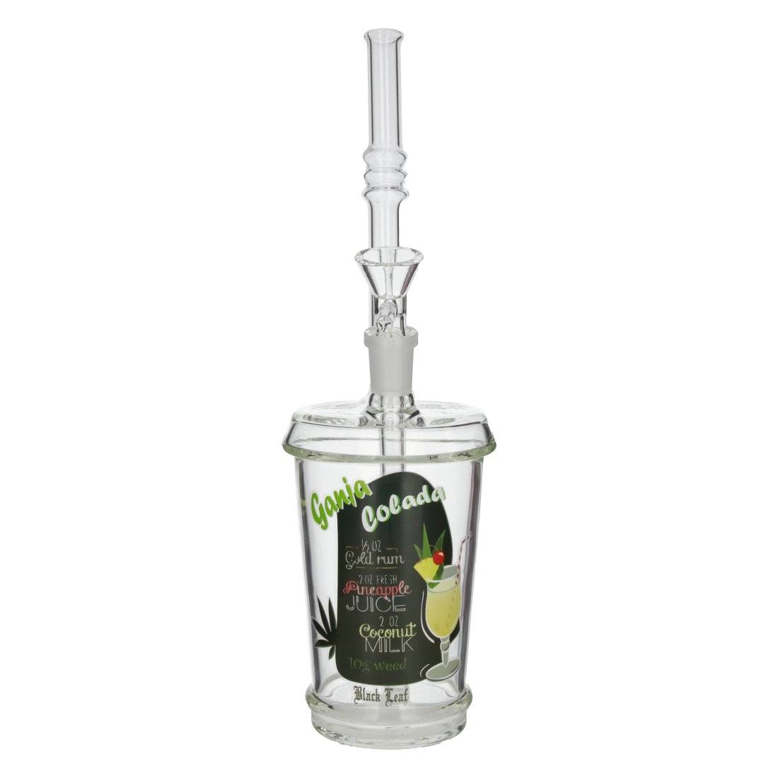 Bang en verre Black Leaf Ganja Colada