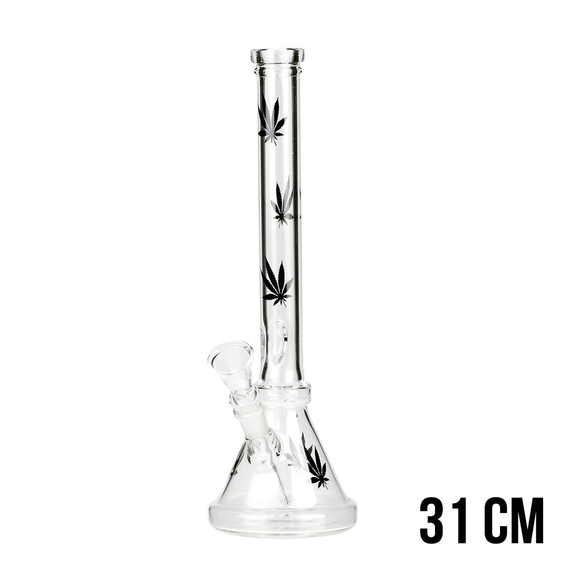 BANG EN VERRE CLEAR BEAKER LEAF 31CM