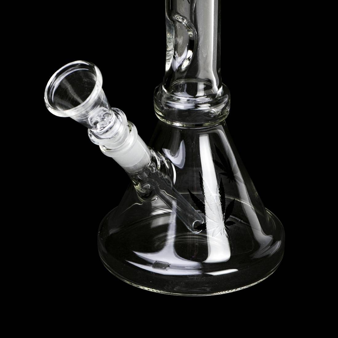 BANG EN VERRE CLEAR BEAKER LEAF 31CM