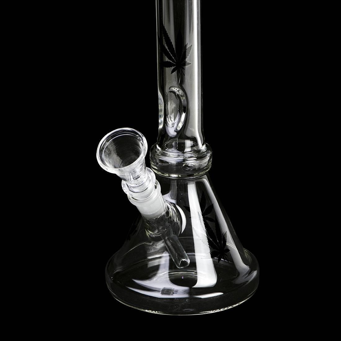 BANG EN VERRE CLEAR BEAKER LEAF 31CM