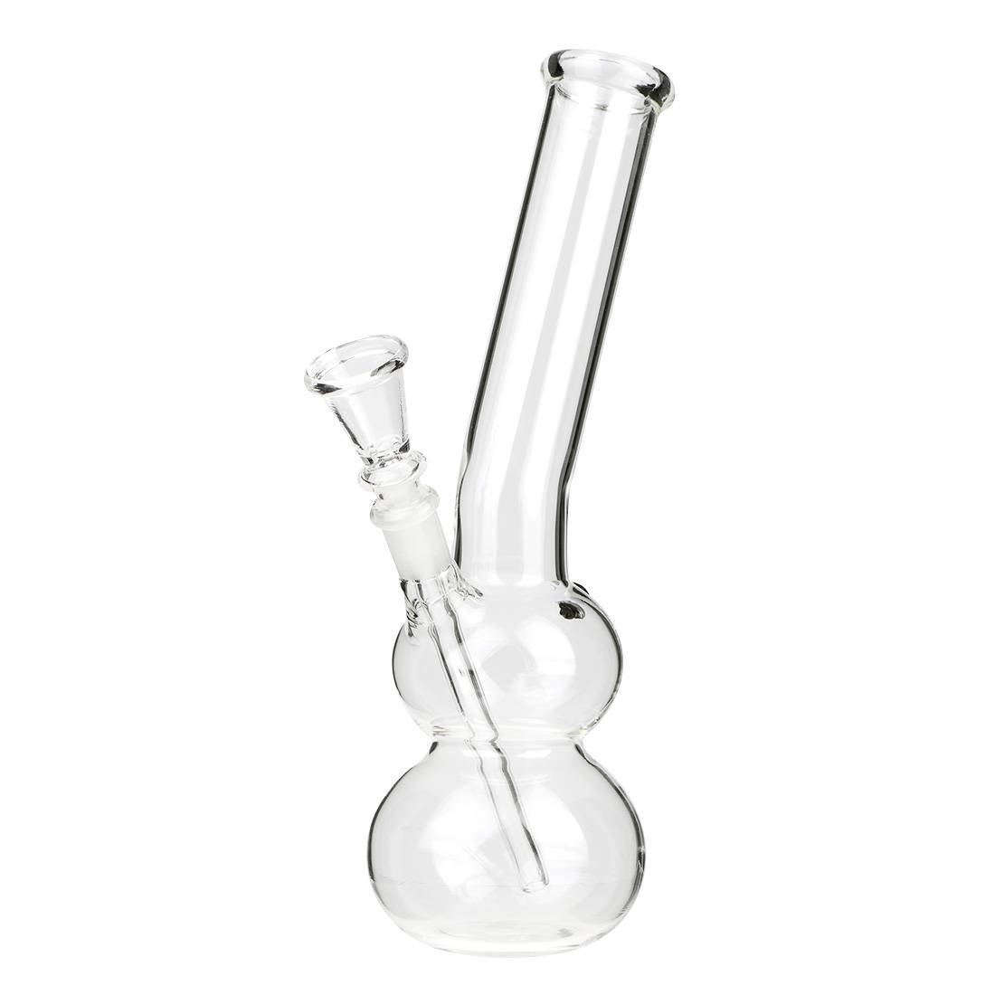 BANG EN VERRE CLEAR DOUBLE BUBBLE 26CM
