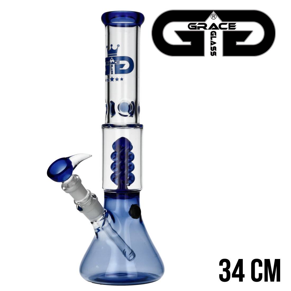 BANG EN VERRE GRACE GLASS SMALL BOY 34CM