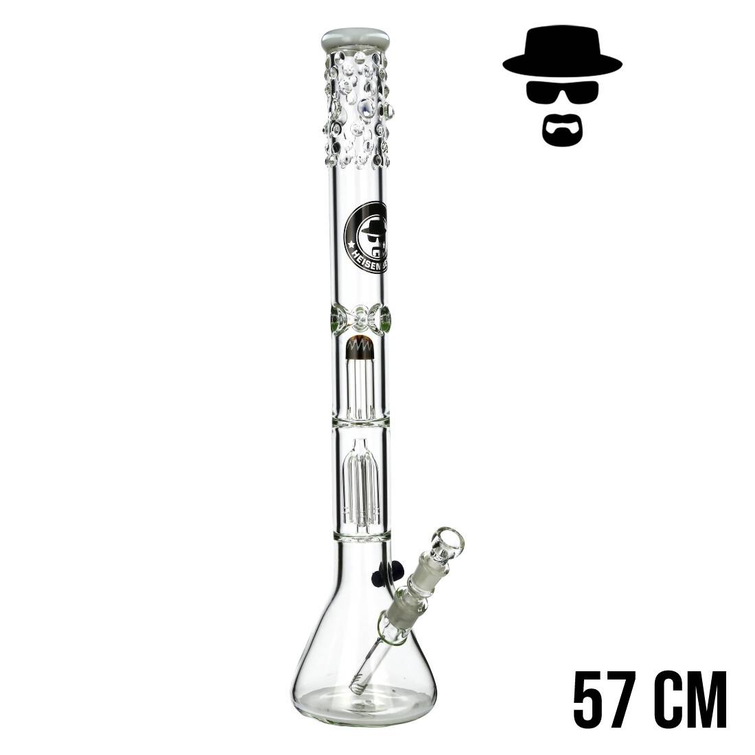 BANG HEISENBERG BEAKER BUBBLE COLOR ARM PERC 7MM 57CM