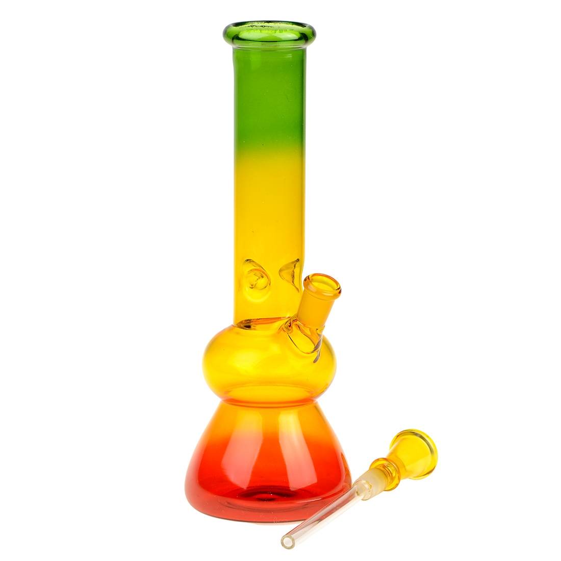 BANG EN VERRE RASTA BUBBLE BEAKER 25CM