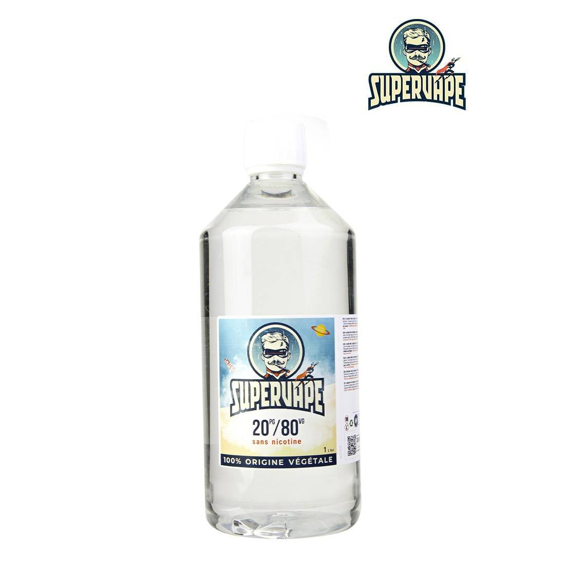 BASE SUPERVAPE 20 PG - 80 VG 0MG 1L