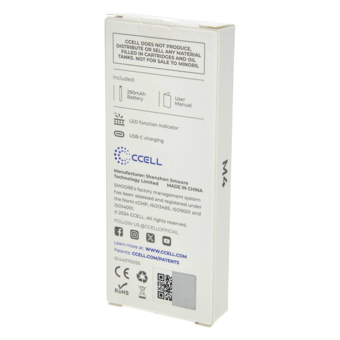 Batterie CCELL M4 Noire - Disponible sur S Factory !