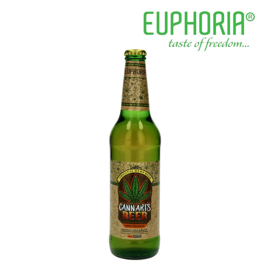 BIERE EUPHORIA CANNABIS BEER 4.2VOL 50CL