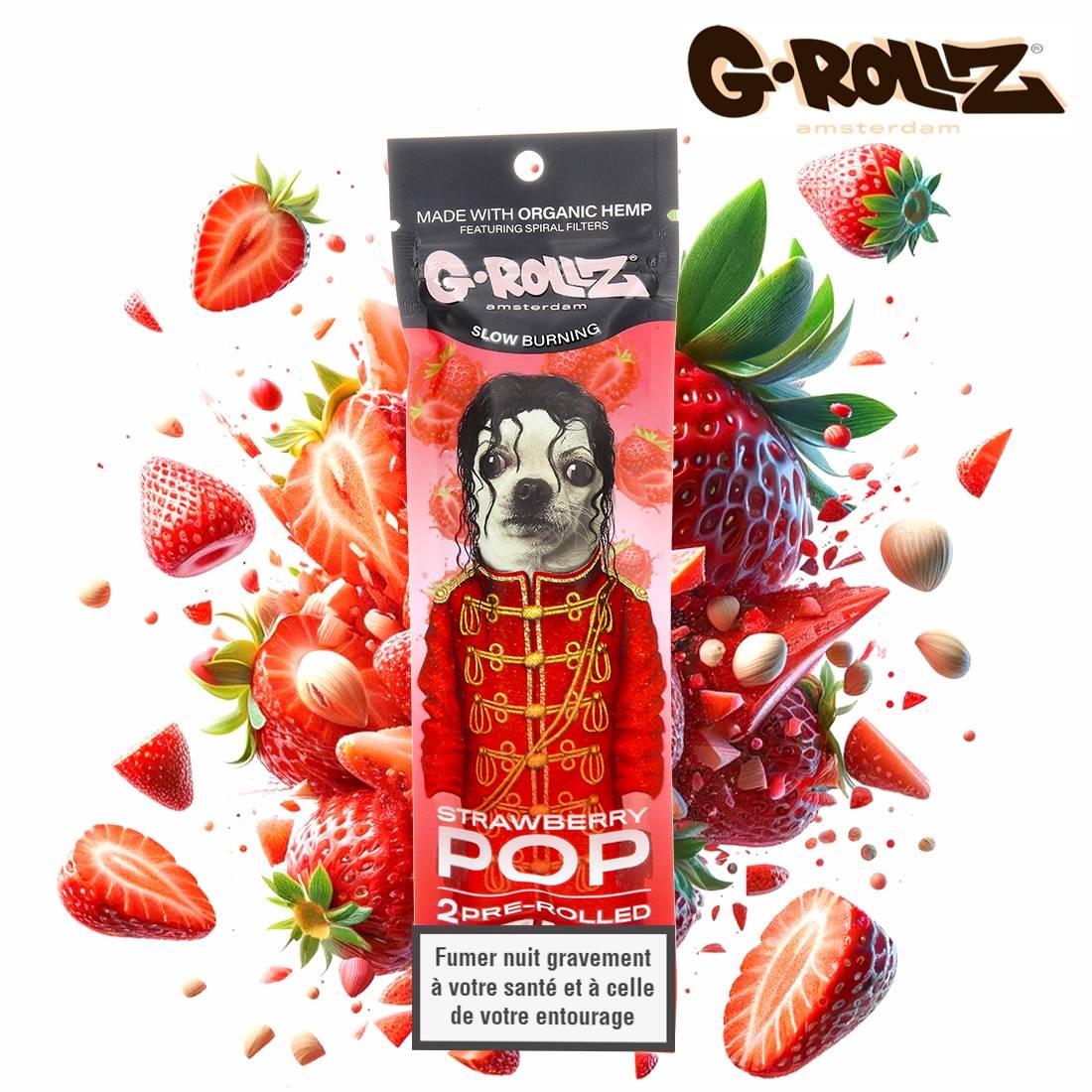 BLUNT CHANVRE G-ROLLZ AMSTERDAM STRAWBERRY POP PAR 2