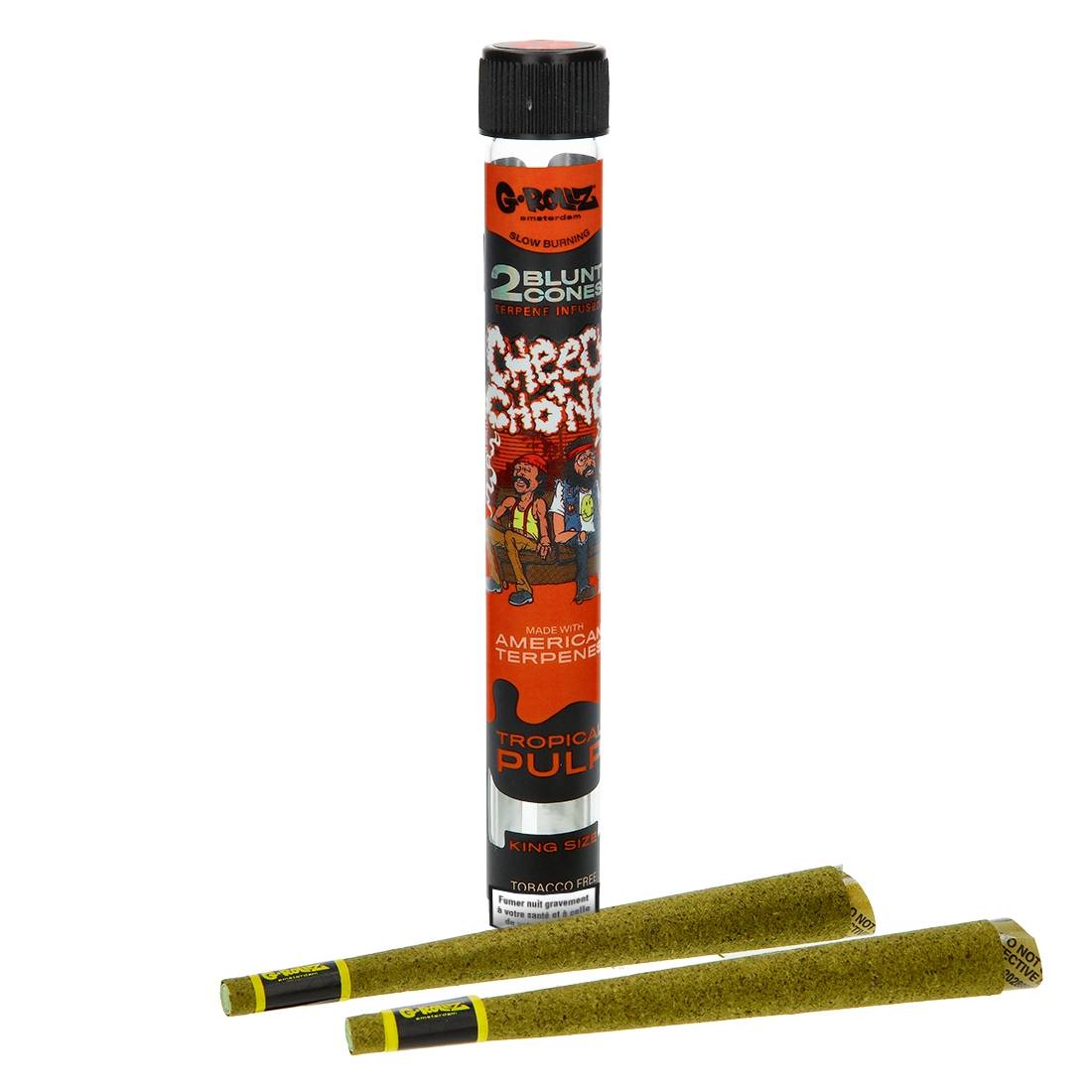 BLUNT PREROULE G ROLLZ CHEECH AND CHONG TERPENES TROPICAL PULP PAR 2