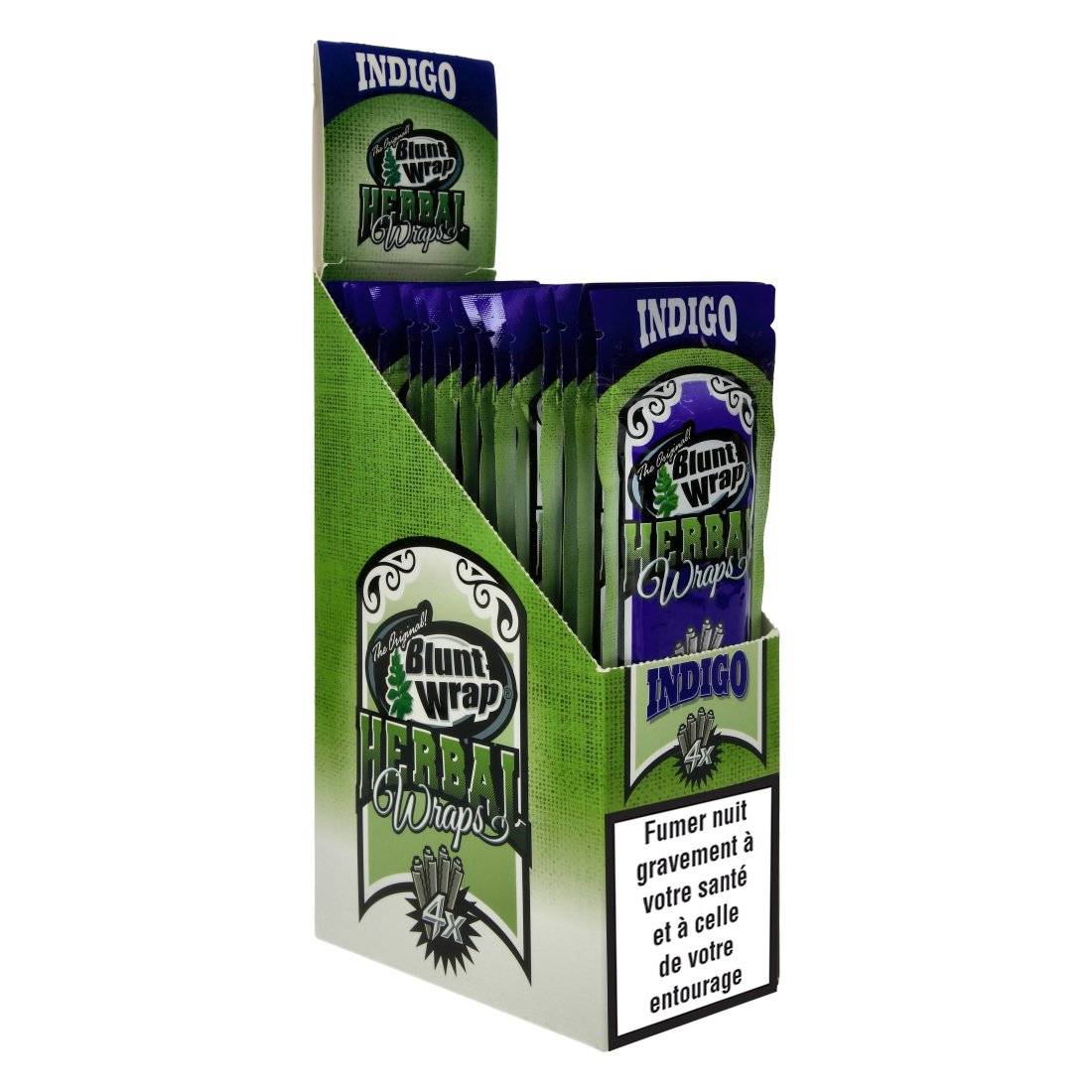BLUNTS HERBAL WRAPS INDIGO PAR 4