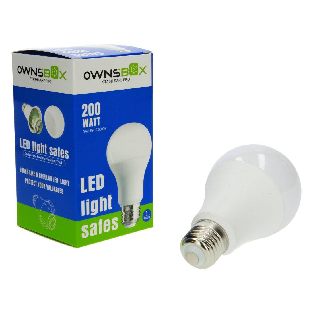 Boîte cachette ampoule LED Ownsbox