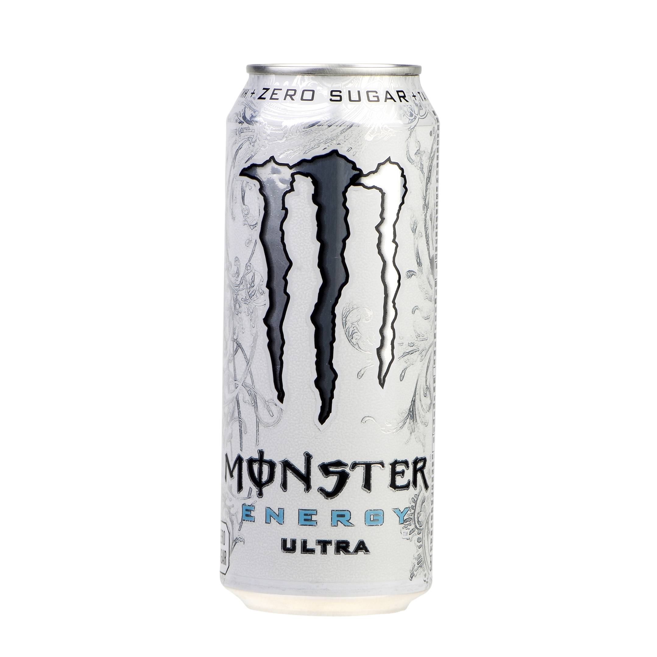 BOITE CACHETTE CANETTE MONSTER BLANCHE 50CL