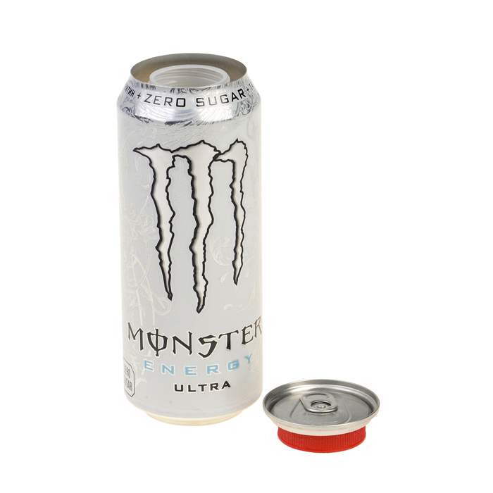 BOITE CACHETTE CANETTE MONSTER BLANCHE BOITE CACHETTE CANETTE MONSTER BLANCHE