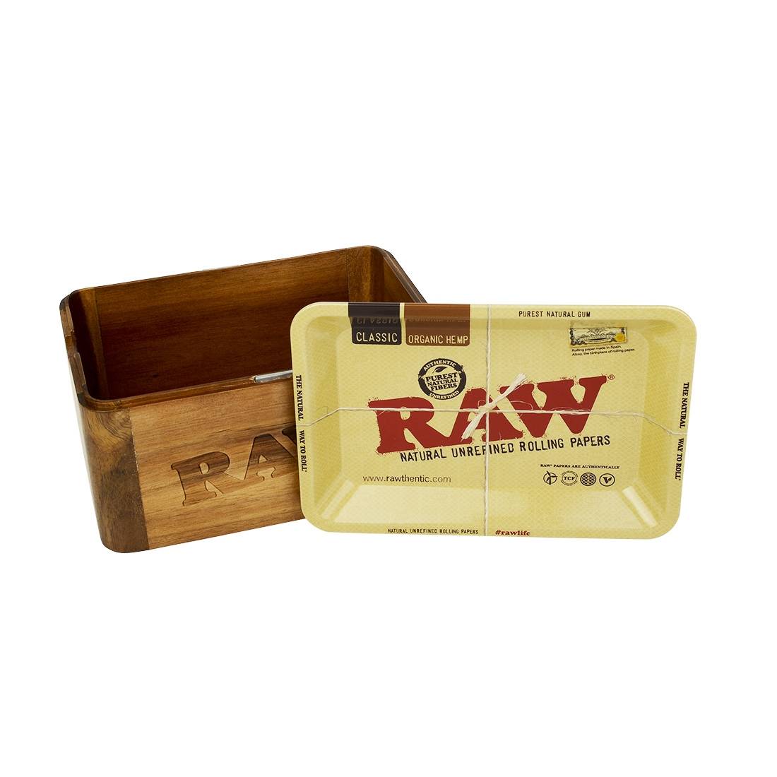 BOITE EN BOIS RAW AVEC MINI PLATEAU