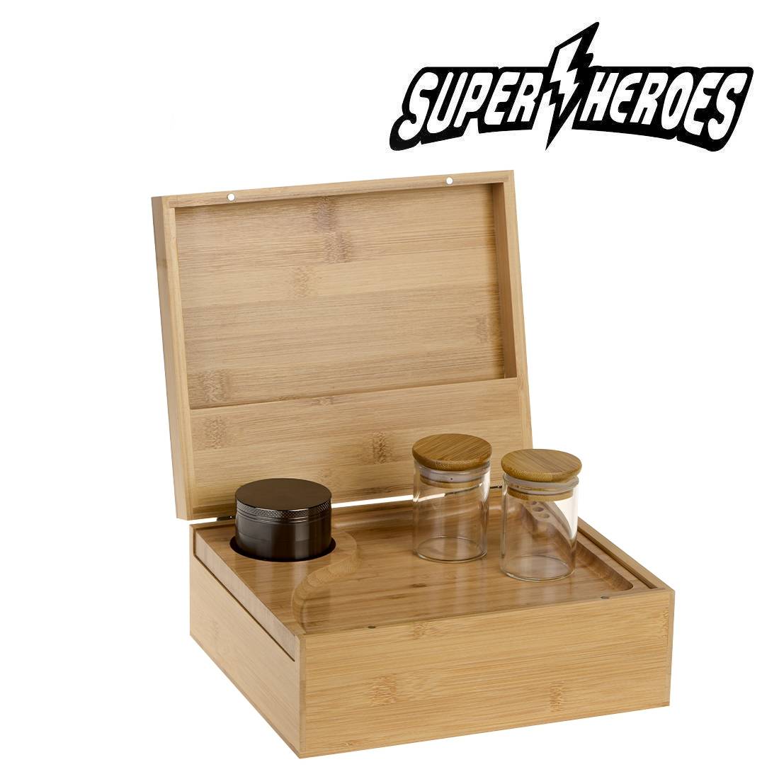 BOITE EN BOIS RYO SUPER HEROES 