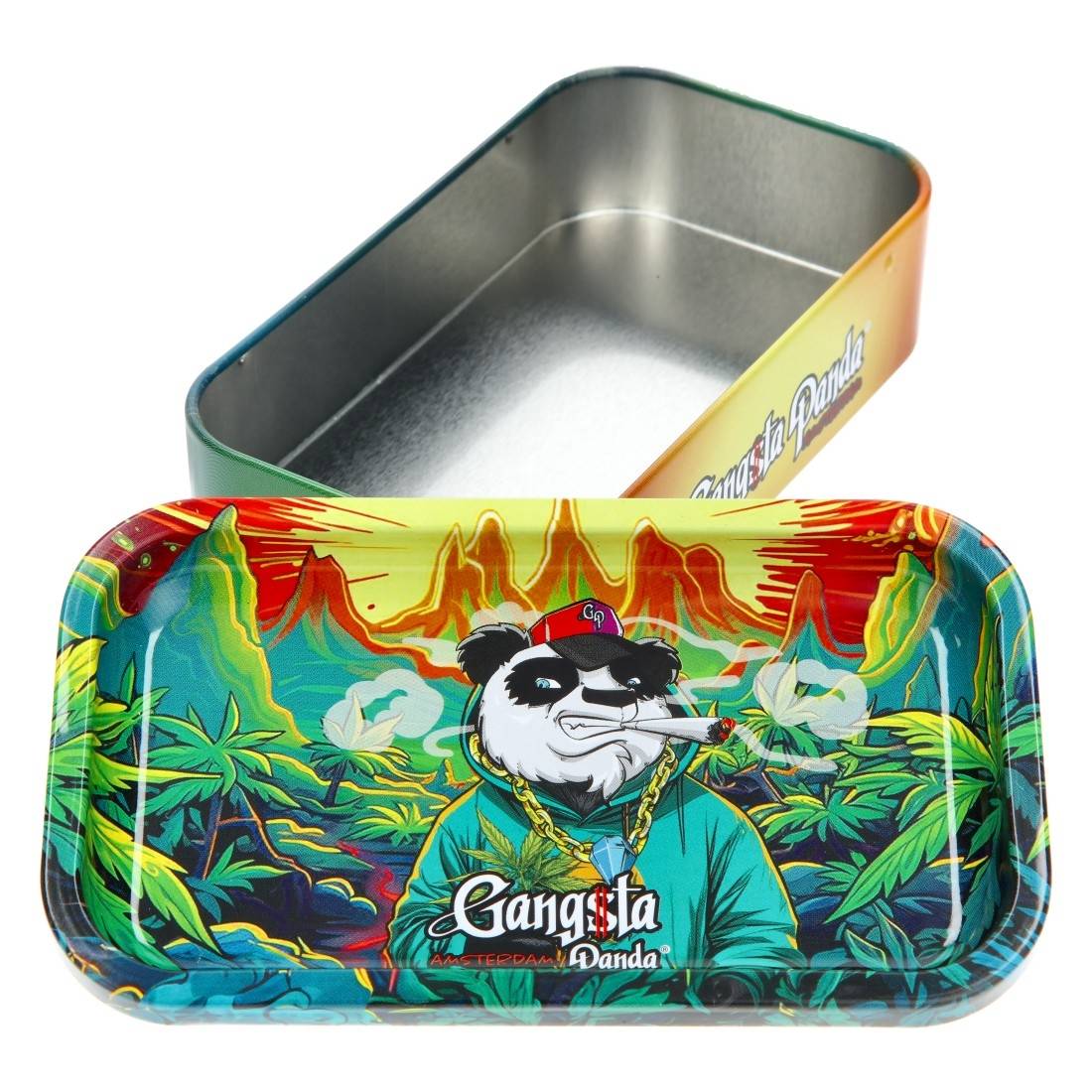 Boîte Gangsta Panda Leaf Landscape