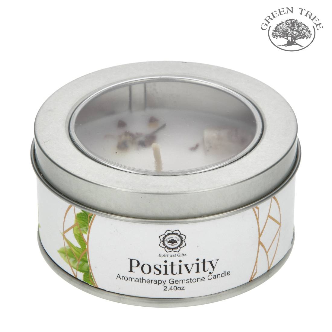 BOUGIE GREEN TREE POSITIVITY THE VERT CITRINE