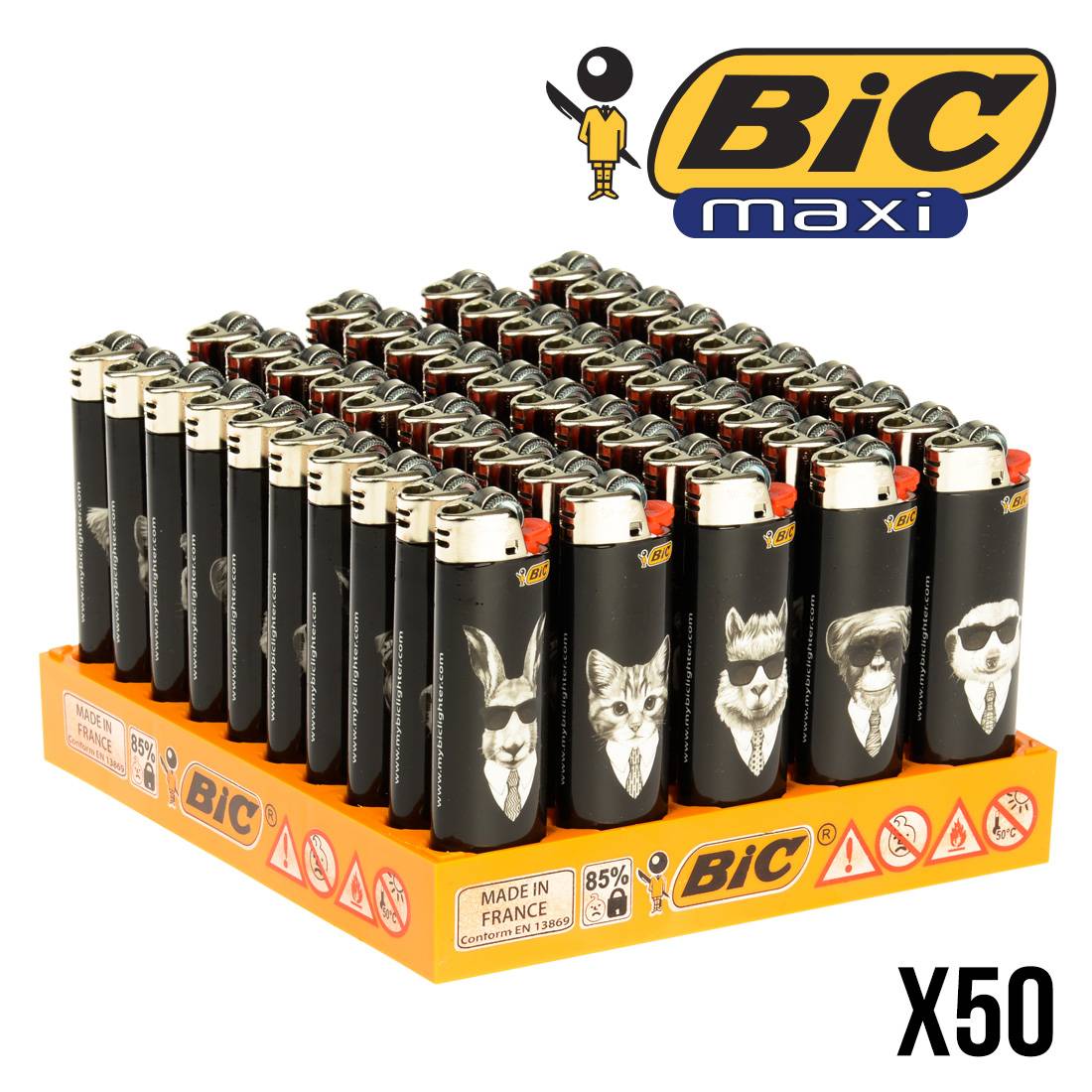 BRIQUET BIC COOL ANIMAL X50