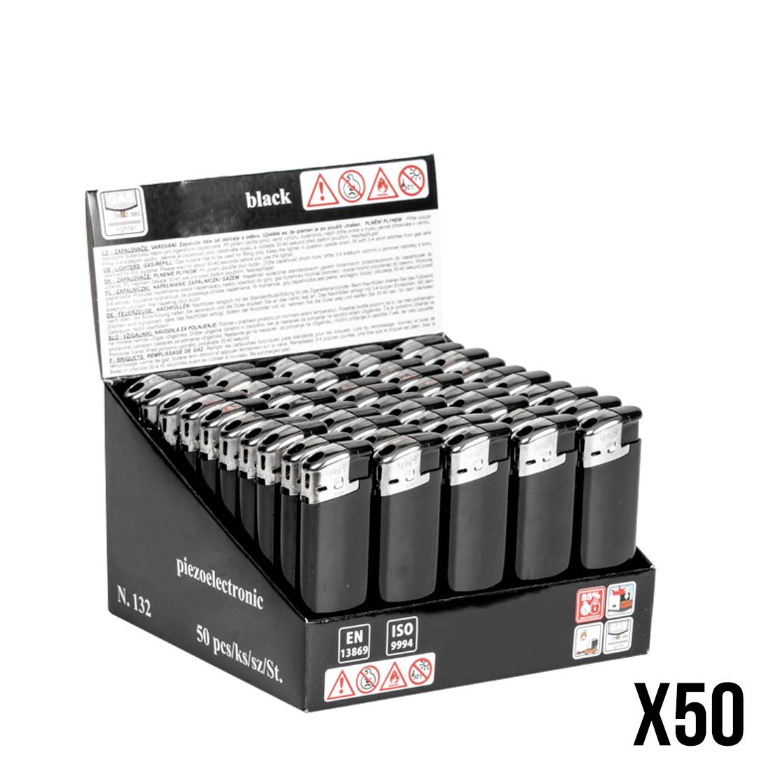 BRIQUET ELECTRONIQUE BLACK X50