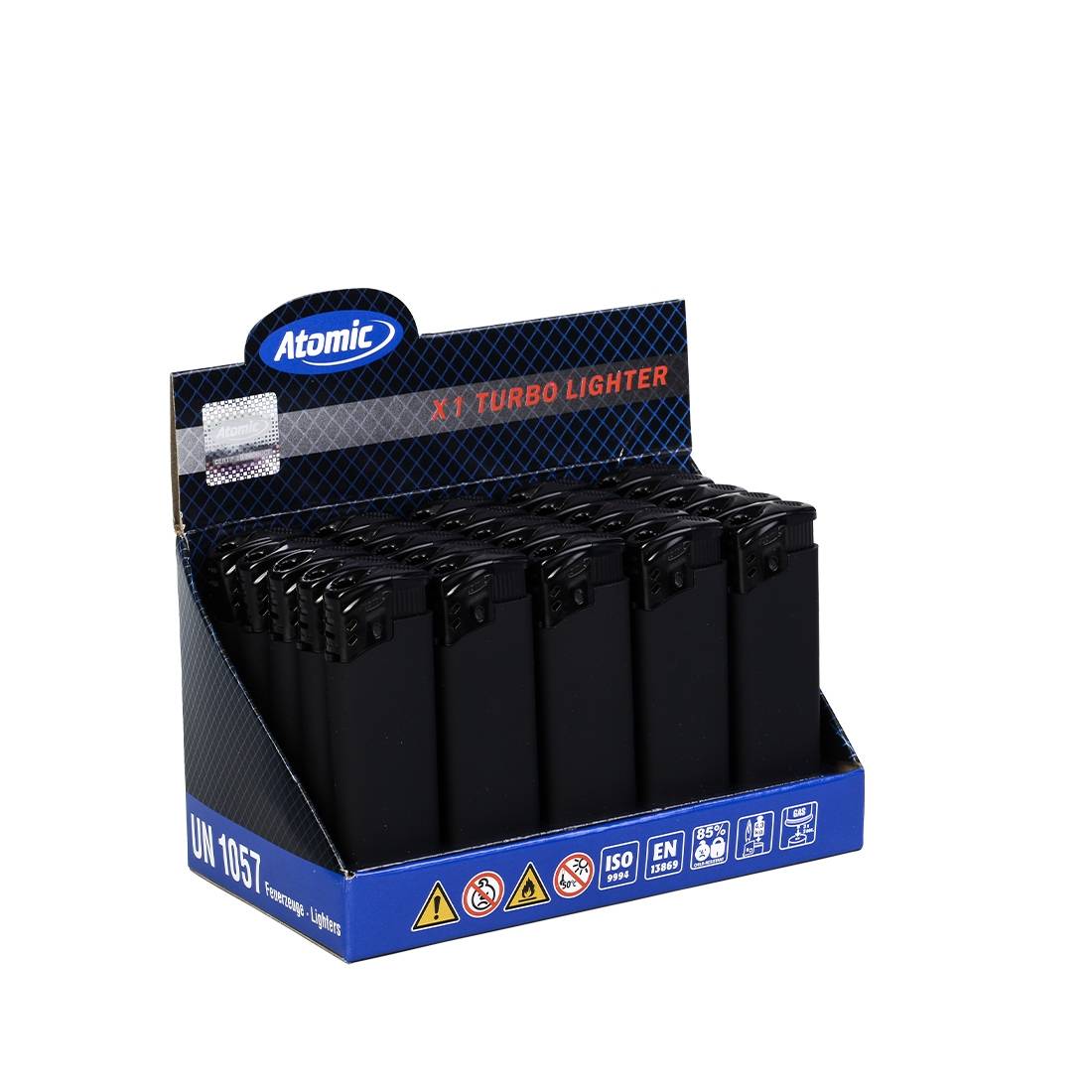 BRIQUET ATOMIC TURBO SOFT BLACK X25