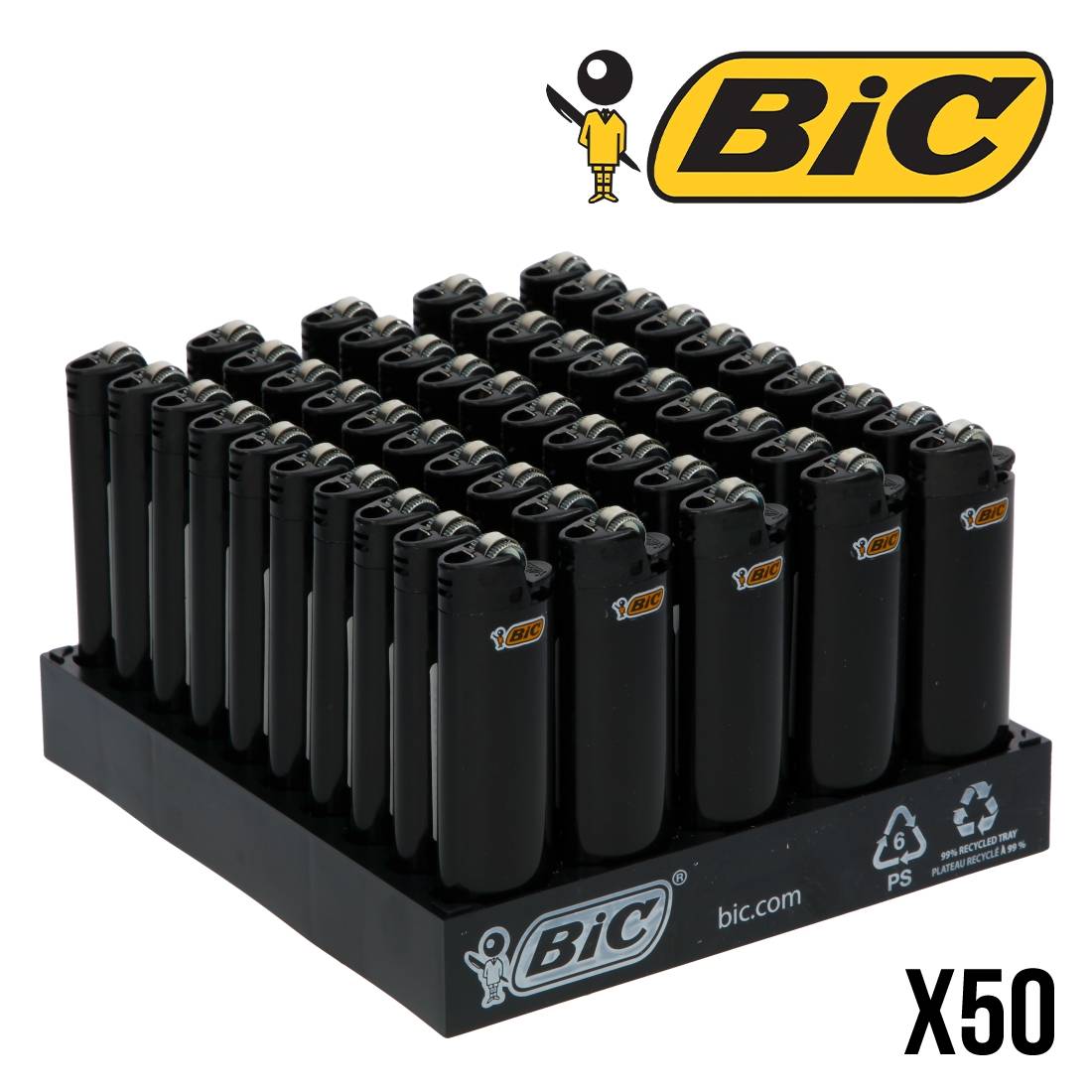 BRIQUET BIC ALL BLACK X50