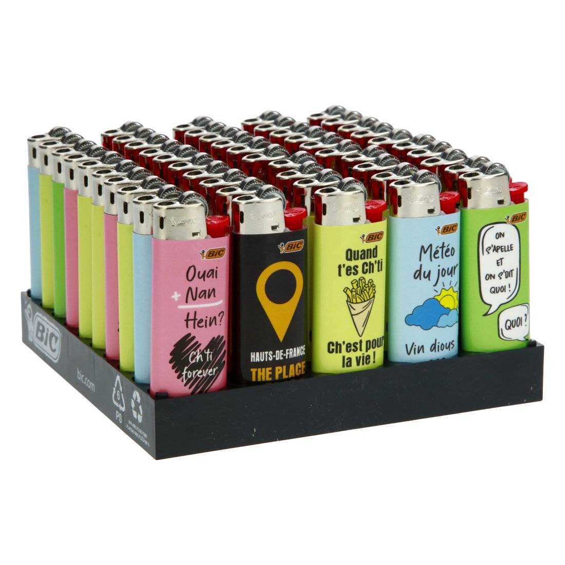 Briquet Bic Mini Ch’ti Life X50