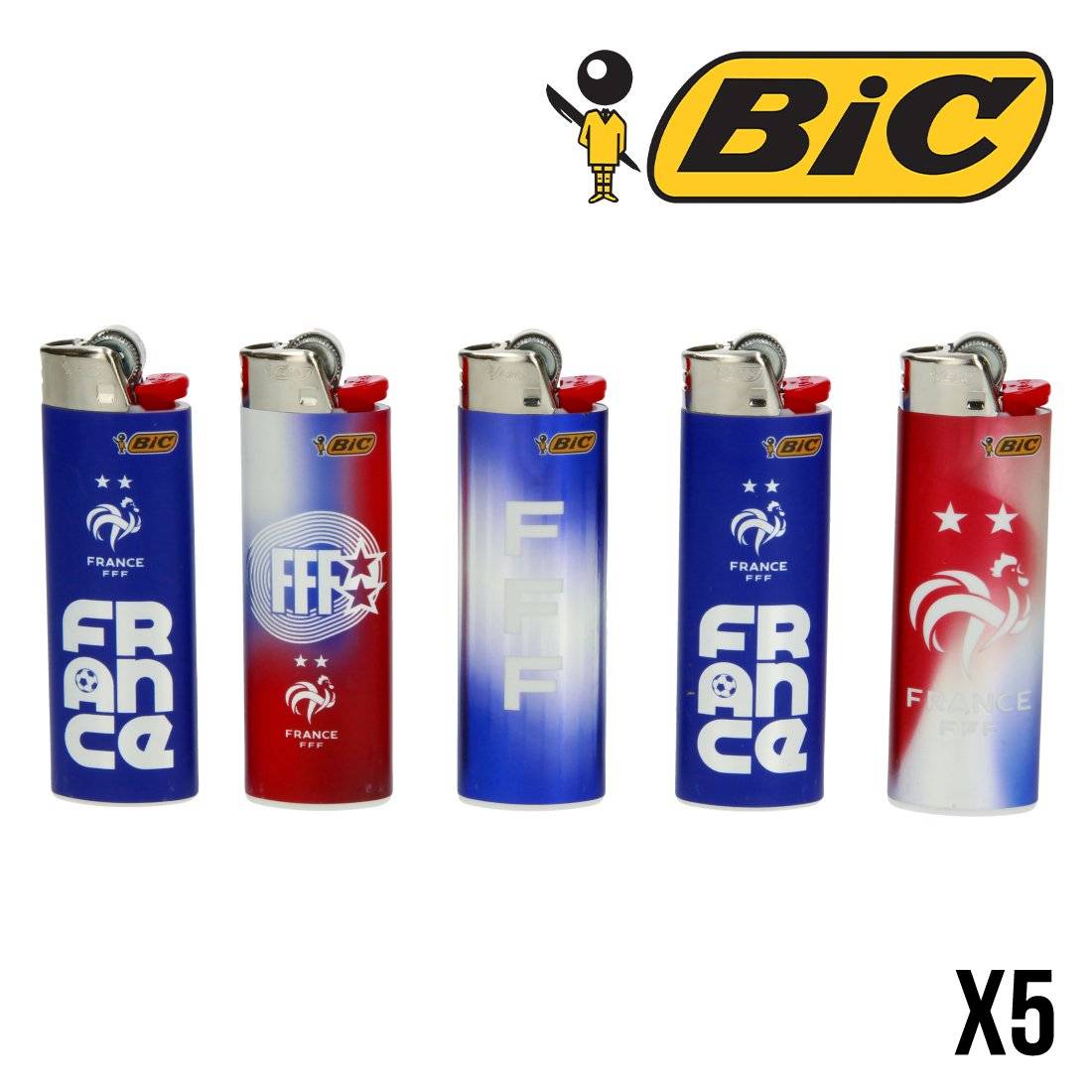 BRIQUET BIC FFF FRANCE 2026 X5