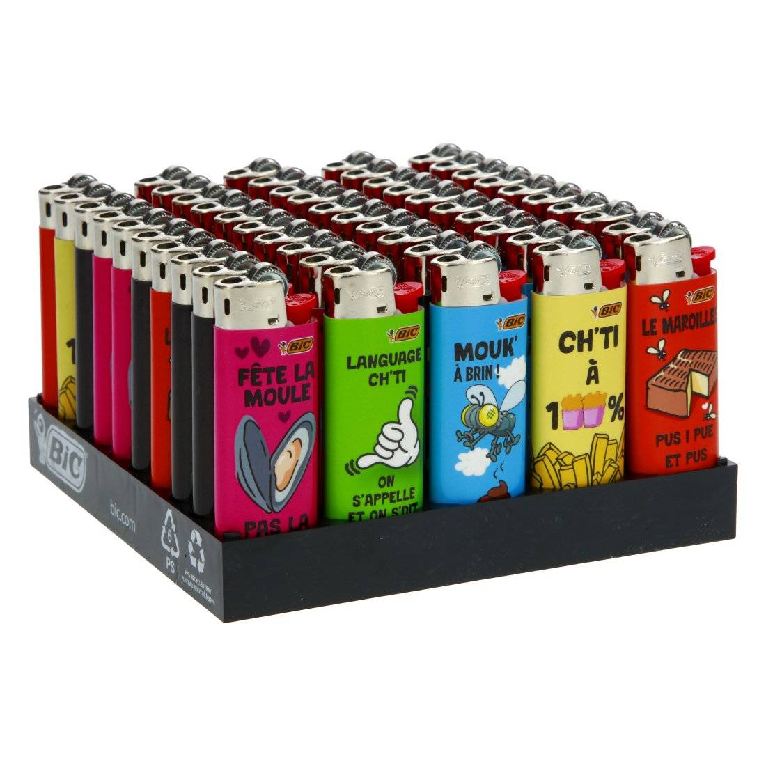 Briquet Bic Mini Ch’ti d’Amour X50