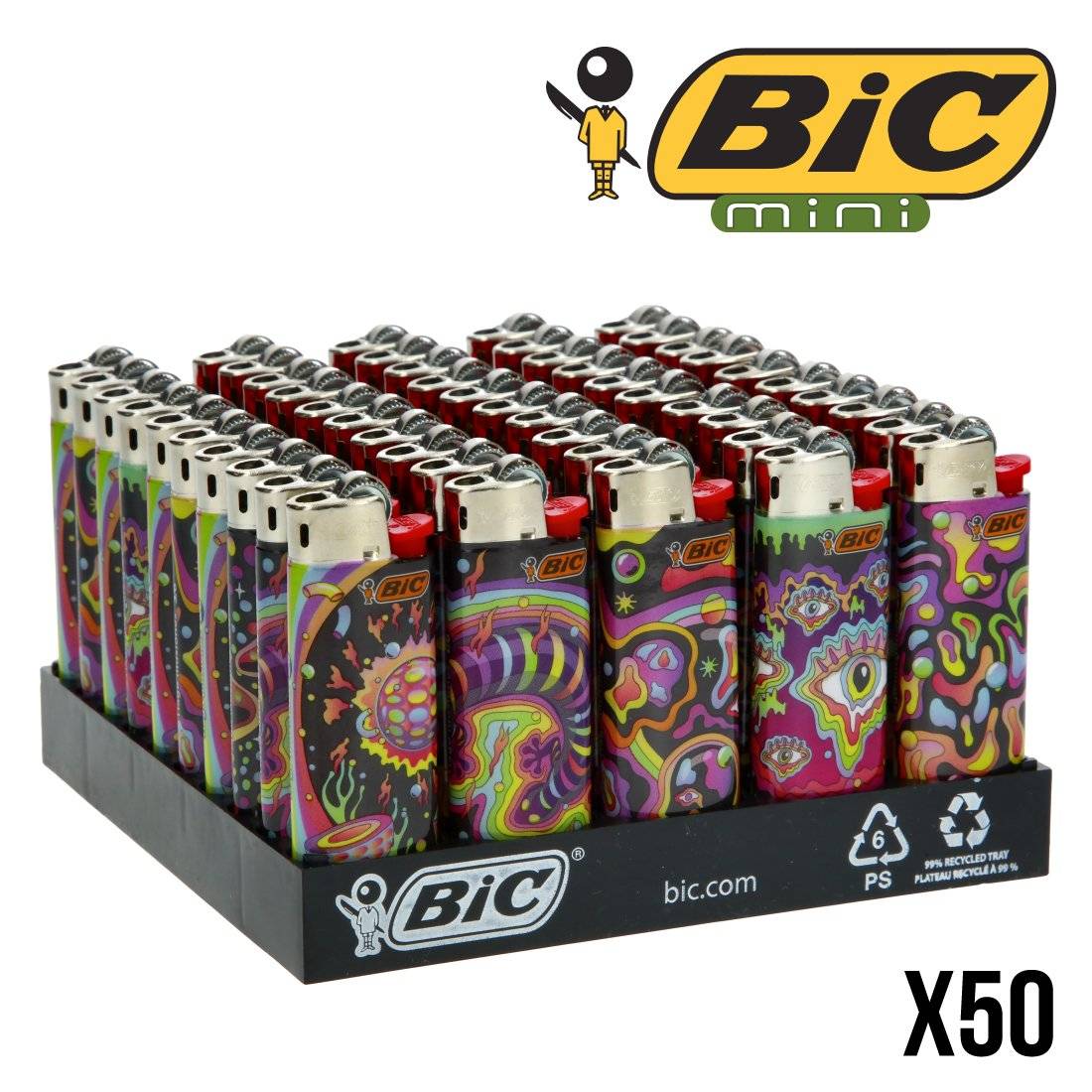 BRIQUET BIC MINI TIAGO ILLUSIONES X50