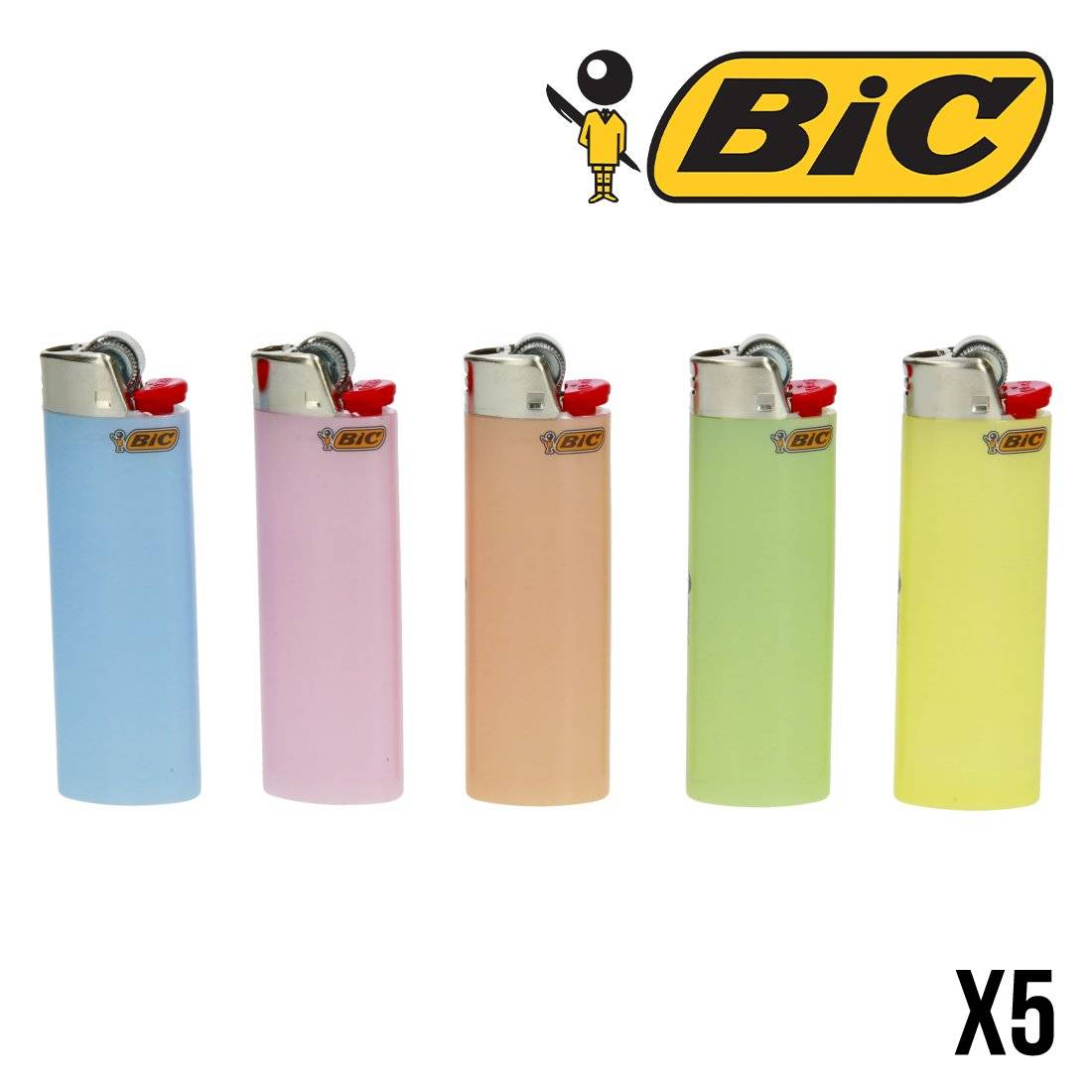 BRIQUET BIC PASTEL X5
