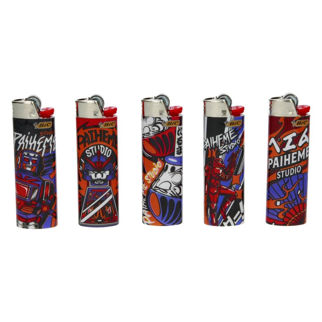 Lot de 5 briquets Bic Space Adventures
