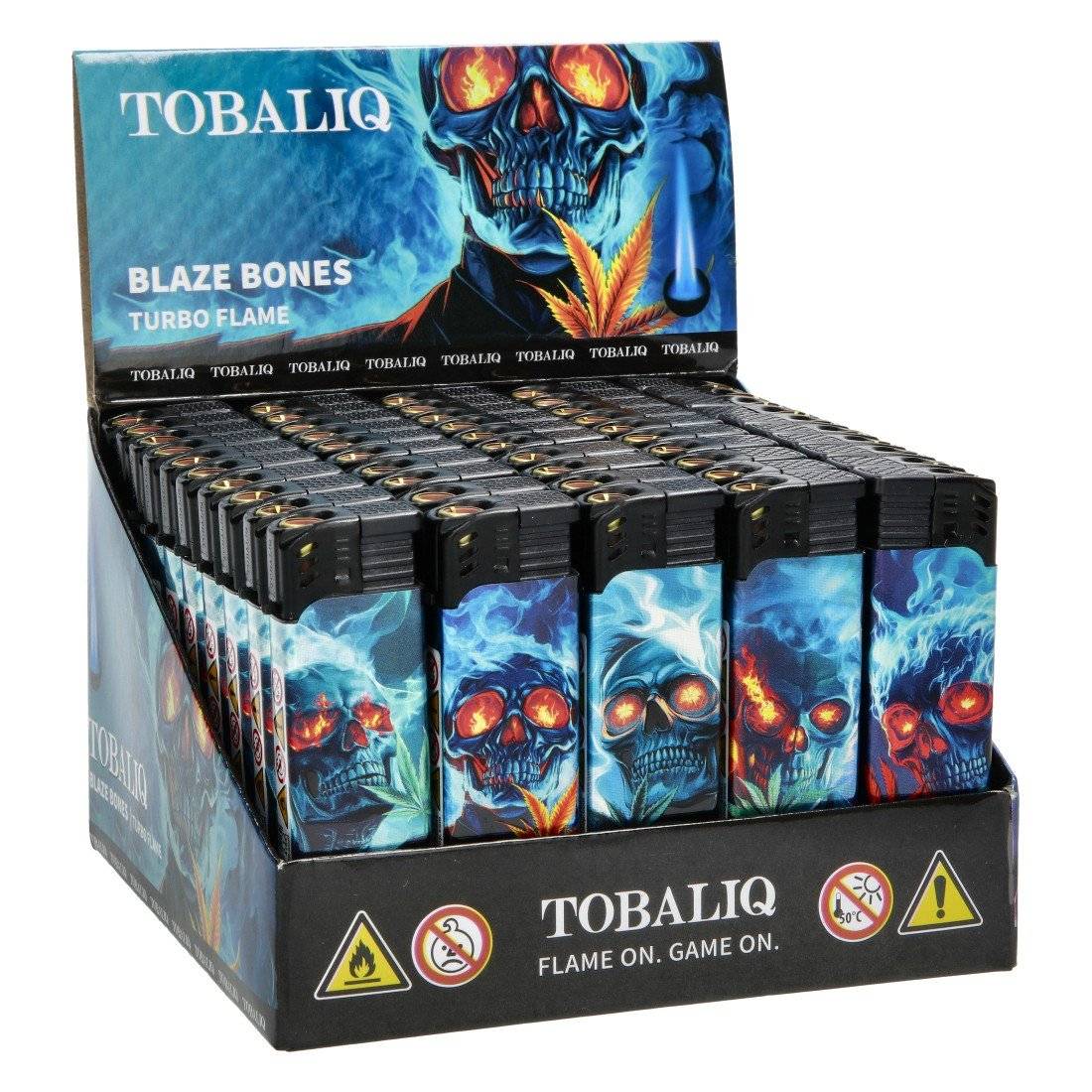 Briquet chalumeau Tobaliq Blaze Bones x50